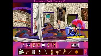 Leisure Suit Larry 6   Shape Up or Slip Out 1993 mp4 HYPERSPIN DOS MICROSOFT EXODOS NOT MINE VIDEOS