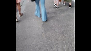 Sexy teen nice ass walking in rome