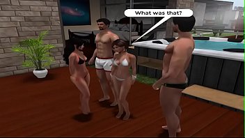 Hot Tubs and Hot Couples Scene 2