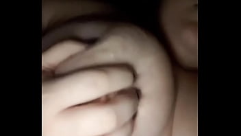 Bbw squeezing tits
